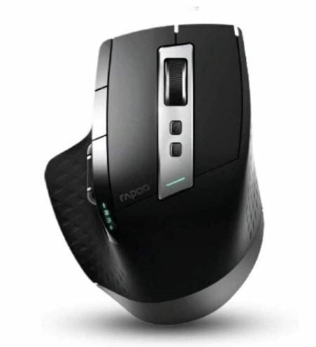 RAPOO MT750S Bluetooth ve Wireless Şarj Edilebilir Ergonomik Siyah Mouse