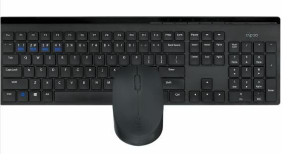 RAPOO 8110M Multi-Mode Wireless Klavye Mouse Seti