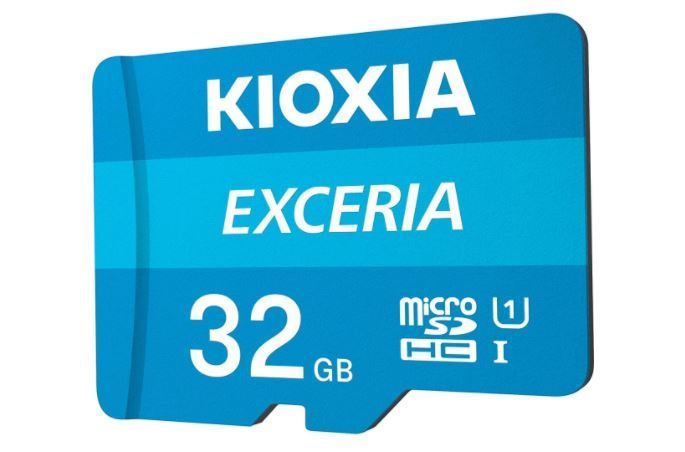 KIOXIA 32GB EXCERIA MicroSD C10 U1 UHS1 R100 Hafıza kartı