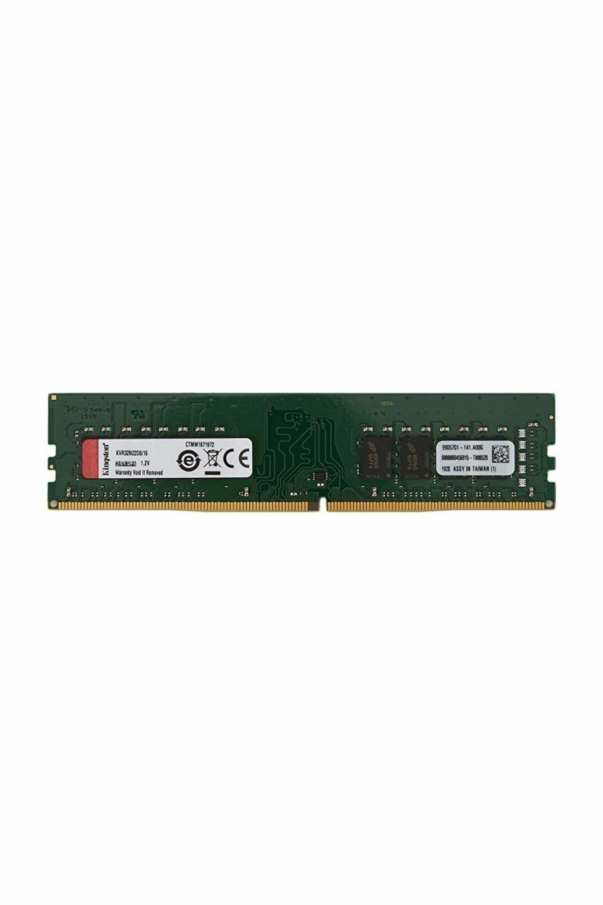16GB DDR4 3200Mhz CL22 KVR32N22D8/16 KINGSTON 1x16G