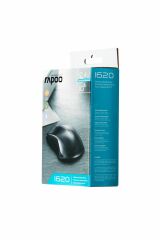 RAPOO 1620 1000DPI 2.4GHz Kablosuz Optik Mouse Siyah