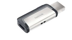 SANDISK 128GB Ultra Dual Drive Type C USB 3.1 Gri USB Bellek