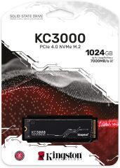 KINGSTON 1TB KC3000 PCIe NVMe M2 7000/6000 MB/s 1024GB GEN4 SSD
