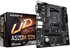 GIGABYTE MAB AMD A520 AM4 DDR4 5000MHZ DVI HDMI