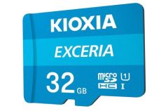 KIOXIA 32GB  EXCERIA MicroSD C10 U1 UHS1 R100 Hafıza kartı