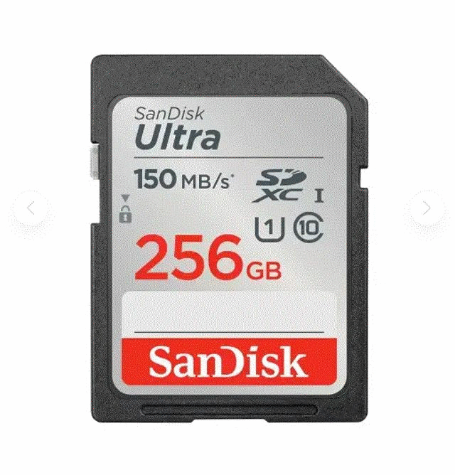 SANDISK 256GB Ultra SDXC 80MB Class 10 UHS I SD-MMC Kart