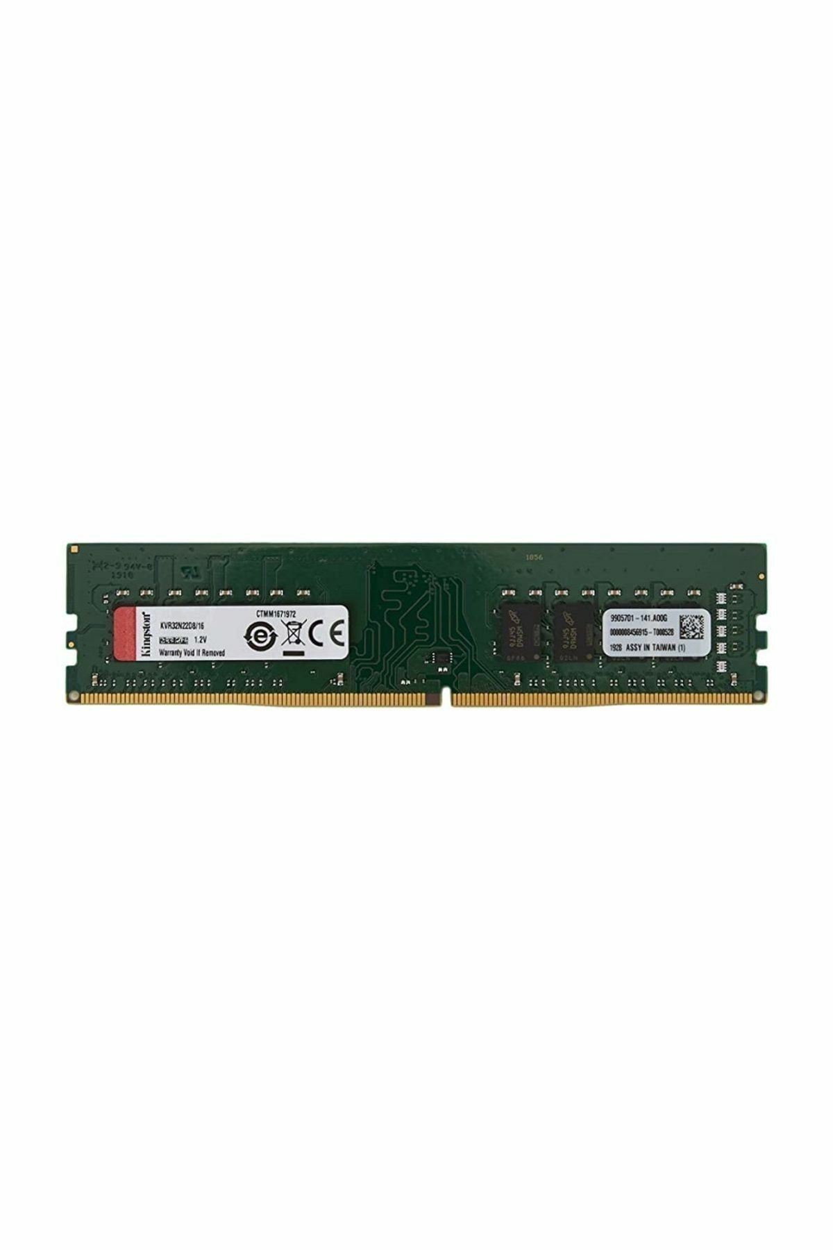 16GB DDR4 3200Mhz CL22 KVR32N22D8/16 KINGSTON 1x16G