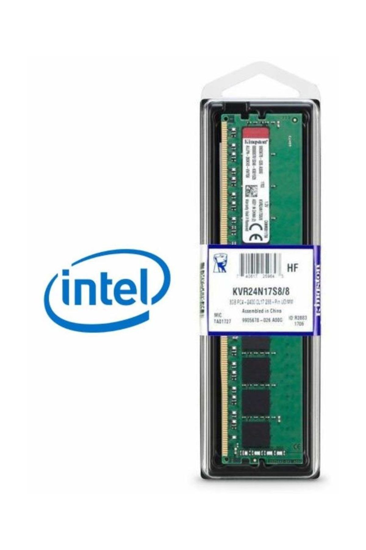 8GB DDR4 2666Mhz KVR26N19S8/8 KINGSTON