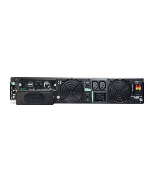 APC APC Smart-UPS On-Line, 8kVA/8kW, Rack/Tower, 230V, 2x IEC C13+1x IEC C19+Hard wire 3-wire (H+N+E) outlets, Network Card, W/O rail ki