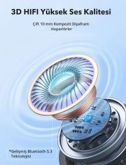 TAOTRONICS ENC Mikrofonlu Mıknatıslı Boyun Askılı Bluetooth Kulaklık IPX5 5.2 Bt